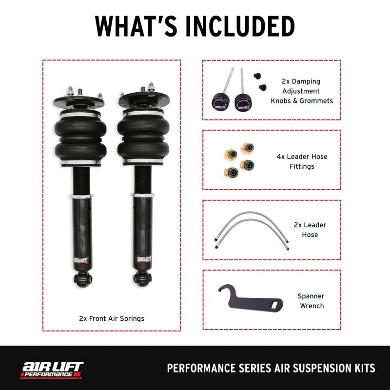 Air Lift Performance 89-00 Lexus LS400 Front Air Suspension Kit - 76016