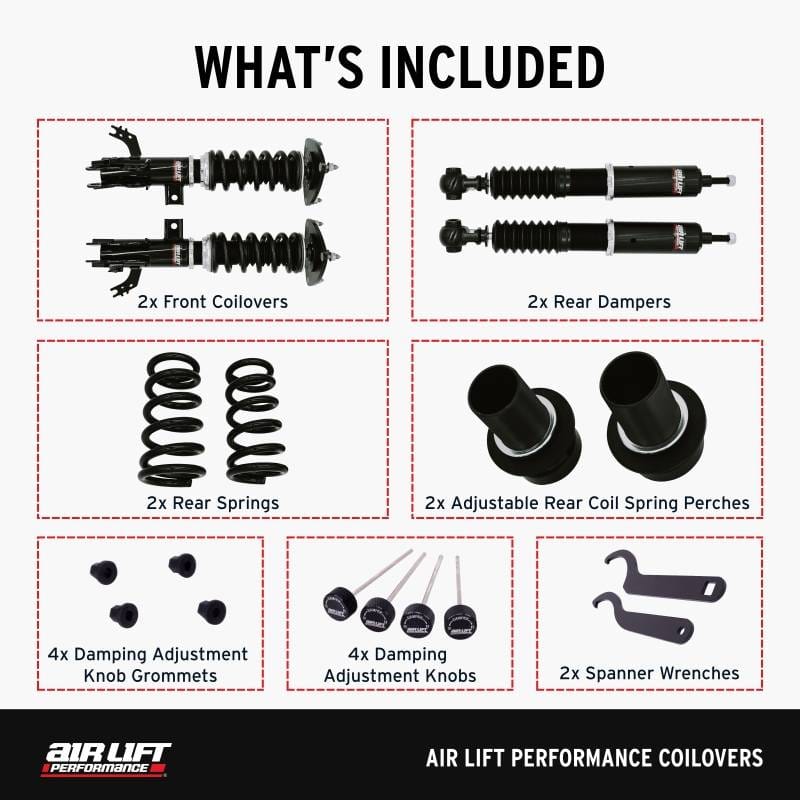 Air Lift Performance 18-24 Toyota Camry 2.5L (XV70 Platform) Coilover Kit - 79019