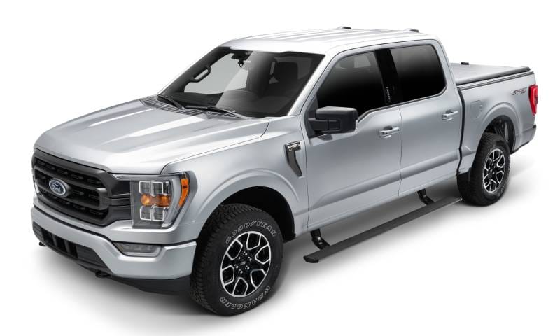 AMP Research 21-23 Ford F150 PowerStep Plug N Play - Black (See 76252-01A For Hybrid) - 76152-01A