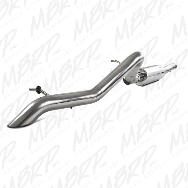 MBRP Exhaust 2 1/2" Off-Road Tail Pipe, Muffler before Axle, T409 S5518409