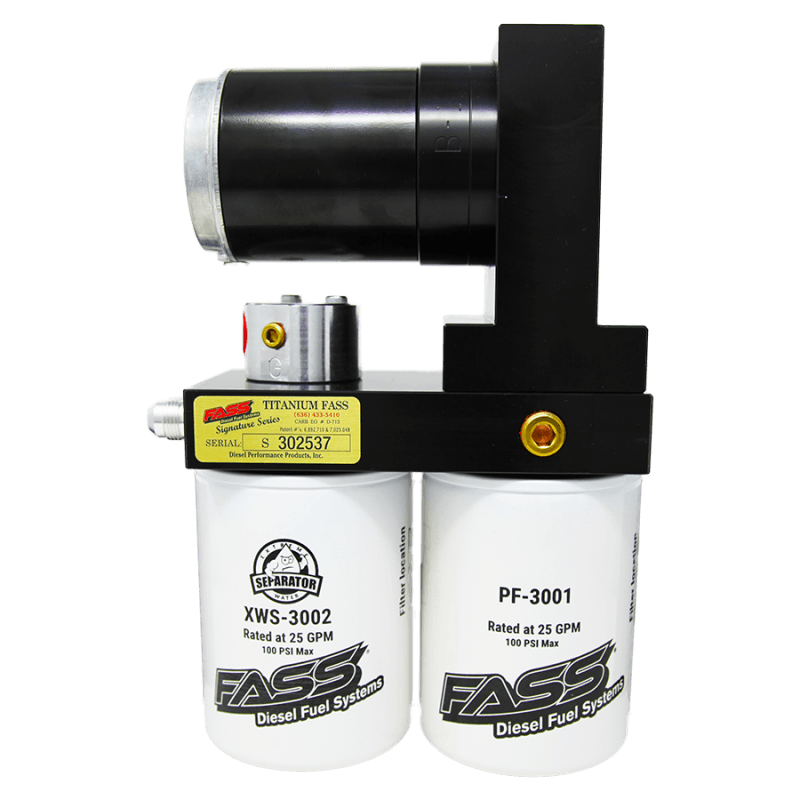 FASS 05-12 Dodge 2500/3500 Cummins 100gph Titanium Series Fuel Air Separation System TS D07 100G - TSD07100G