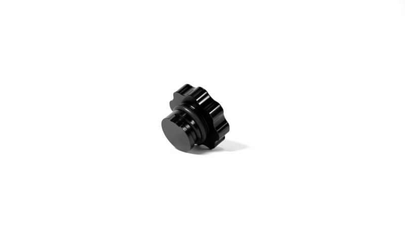 Fleece Performance 01-16 GM 2500/3500 Duramax Billet Oil Cap Cover - Black - FPE-DMAX-OC-BLK