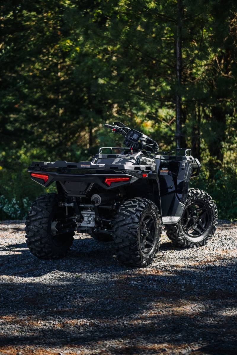MBRP 01-05 Polaris Sportsman 400 / 06-07 Sportsman 450 Slip-On Combination Exhaust w/Sport Muffler - AT-6502SP