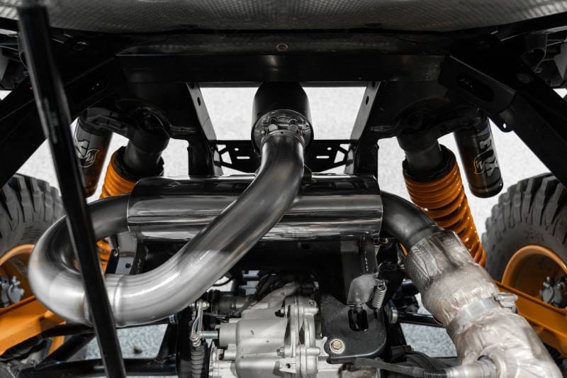 MBRP 21-22 Can-Am Commander 1000R Slip On Exhaust Center Exit - Performance Series - AT-9215PT
