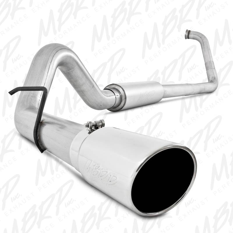 MBRP Exhaust 4" Turbo Back, Single Side Exit, Off-Road, AL S6212AL