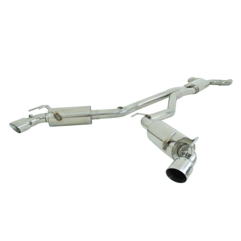 MBRP Exhaust 3" Dual Cat Back, Round Tips, T304 S7024304