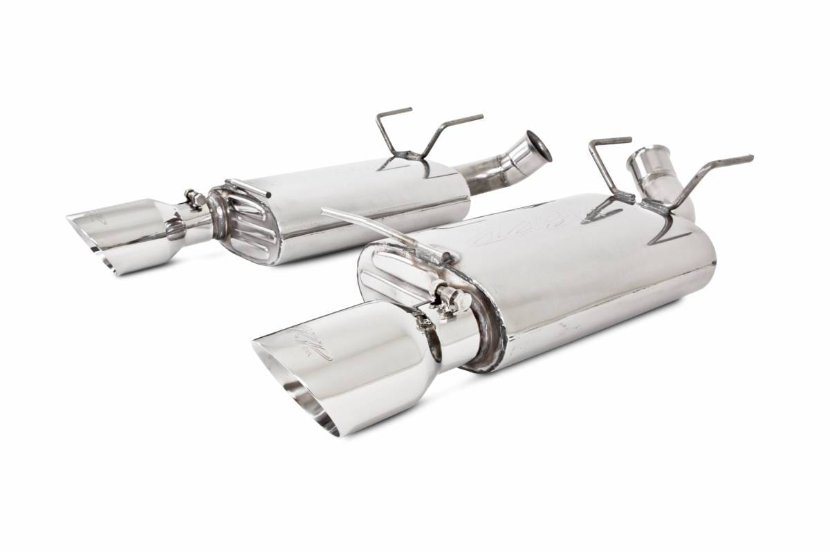 MBRP Exhaust 2 1/2" Dual Muffler Axle Back, Split Rear, T304 S7242304