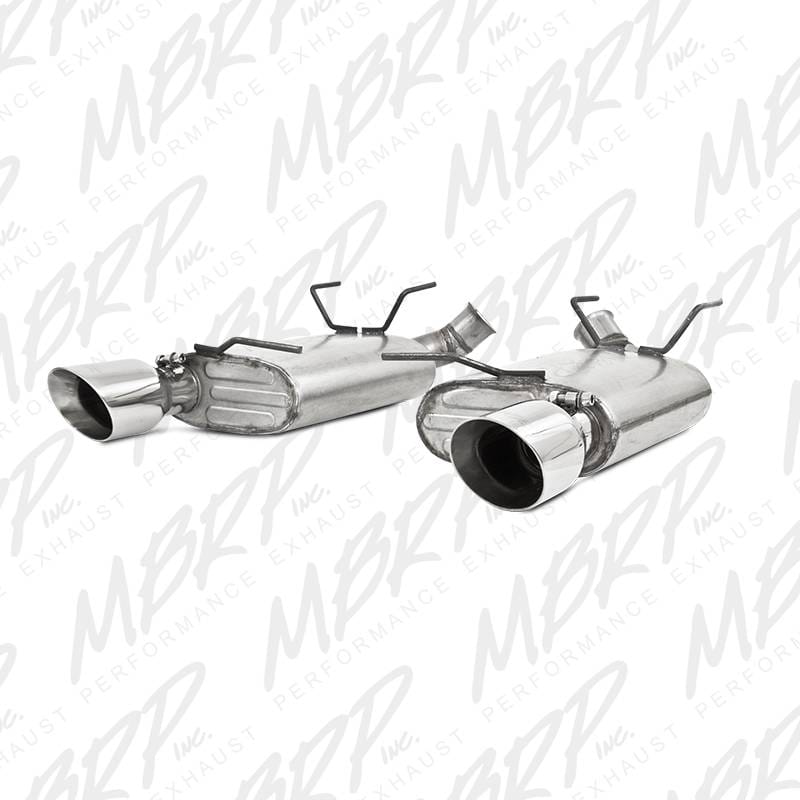 MBRP Exhaust 2 1/2" Dual Muffler Axle Back, Split Rear, AL S7242AL