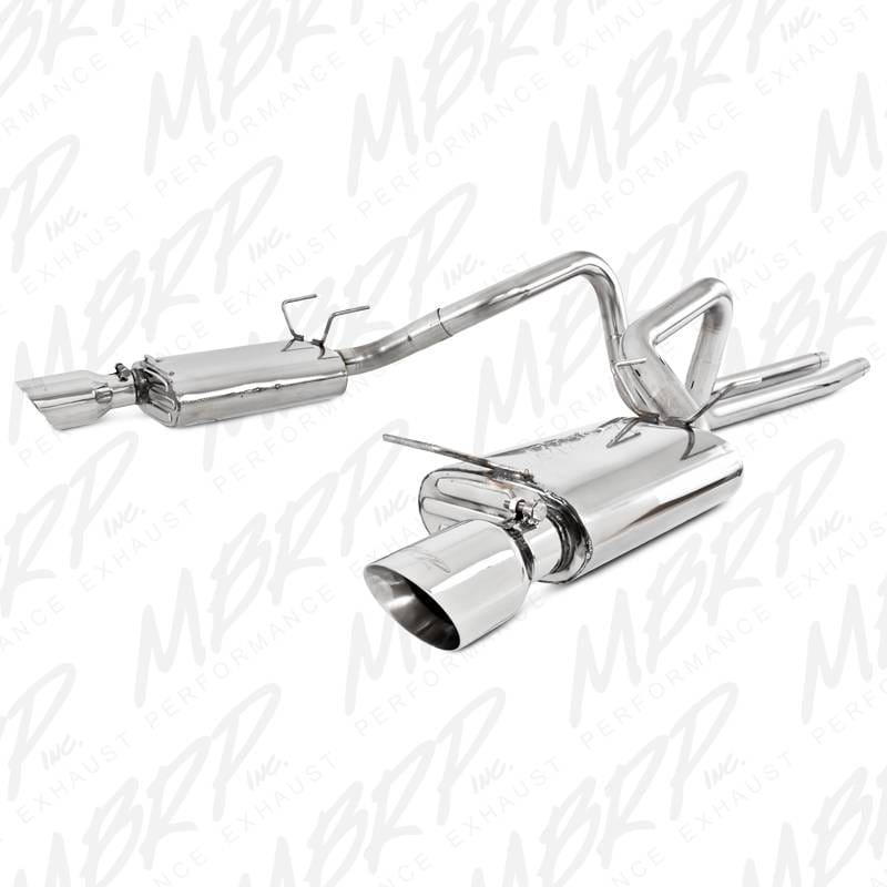 MBRP Exhaust 2 1/2" Cat Back, Dual Split Rear, T409 S7244409