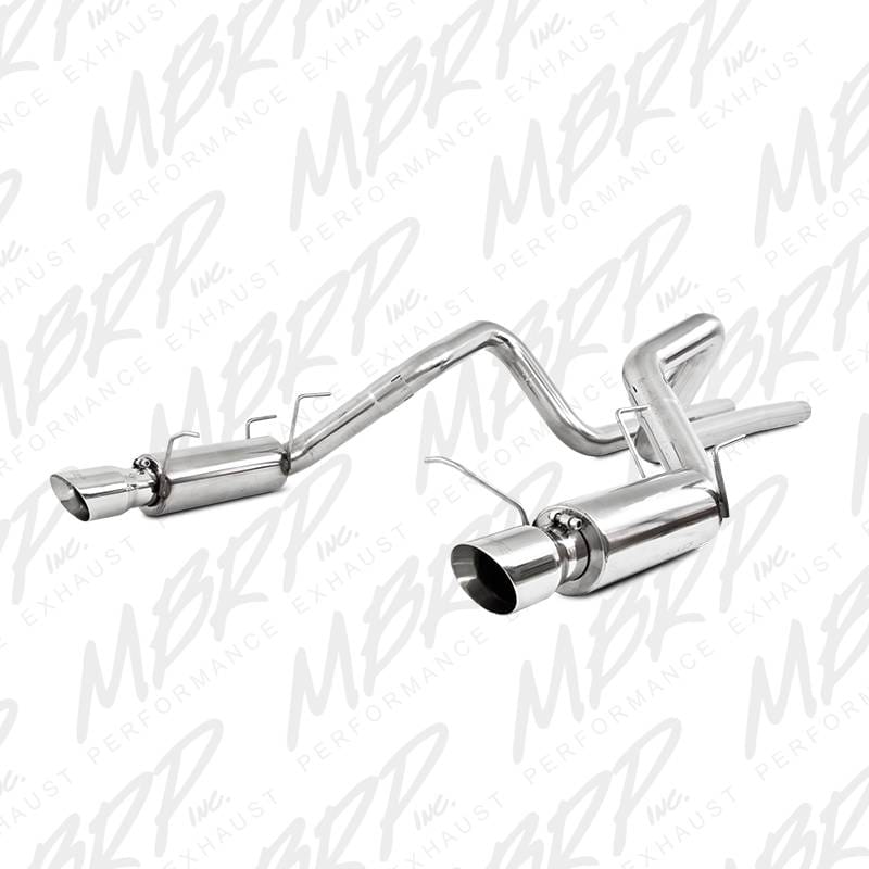 MBRP Exhaust 3" Cat Back, Dual Split Rear, Race Version, T409 S7260409