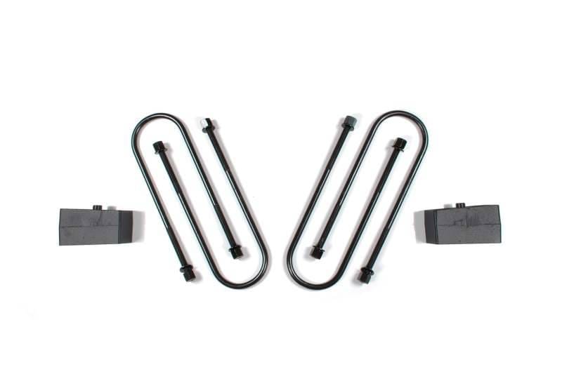 Zone Offroad Ram 3500 Rear 2in Block Kit - 4in U-bolts - ZOND1207