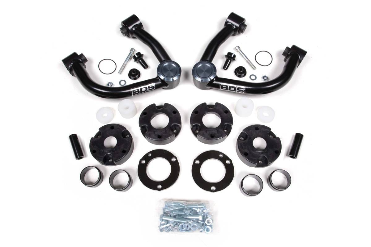 BDS Suspension 2021-2025 Ford Bronco 4 Door 3.5" Suspension Lift Kit, 3" Rear, Spacer (Badlands - BDS023350