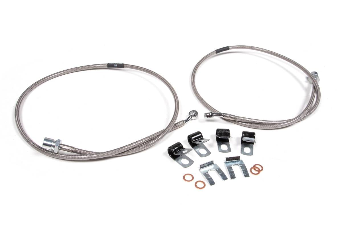 BDS Suspension 2013-2024 3500/2014-2024 2500 Ram SS Frt Brake Lines - BDS102003