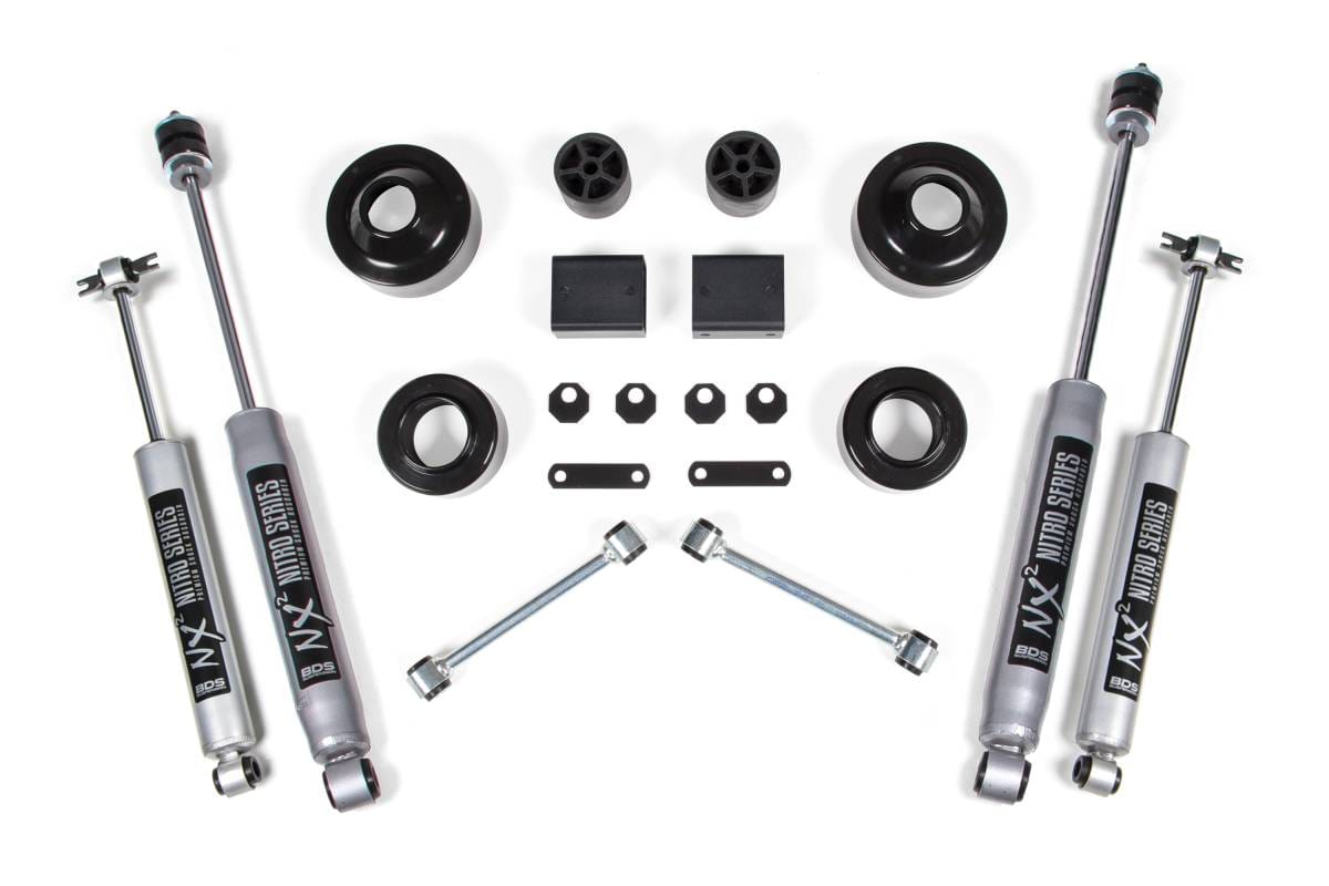 BDS Suspension 2007-11 JK 2Dr 2" Coil Spacer System - BDS1401FS