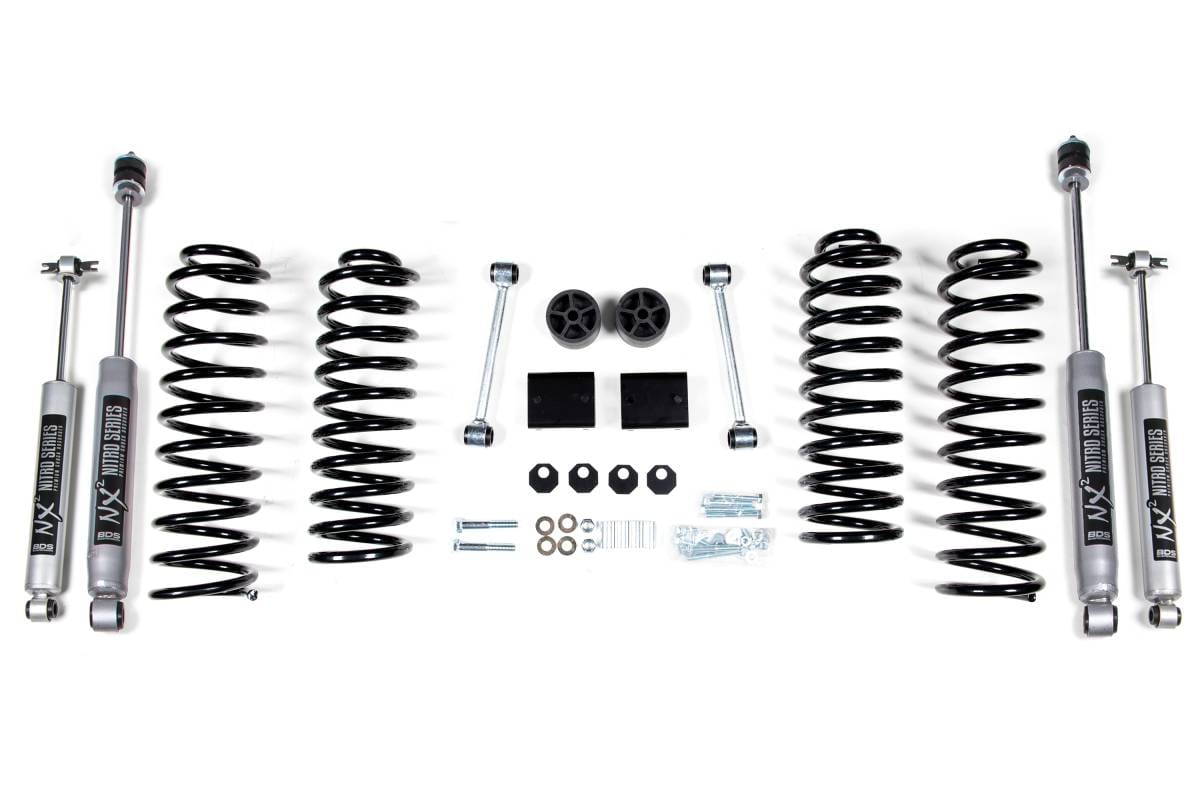 BDS Suspension 2007-11 JK 4Dr 2" Coil Spring System - BDS1402H