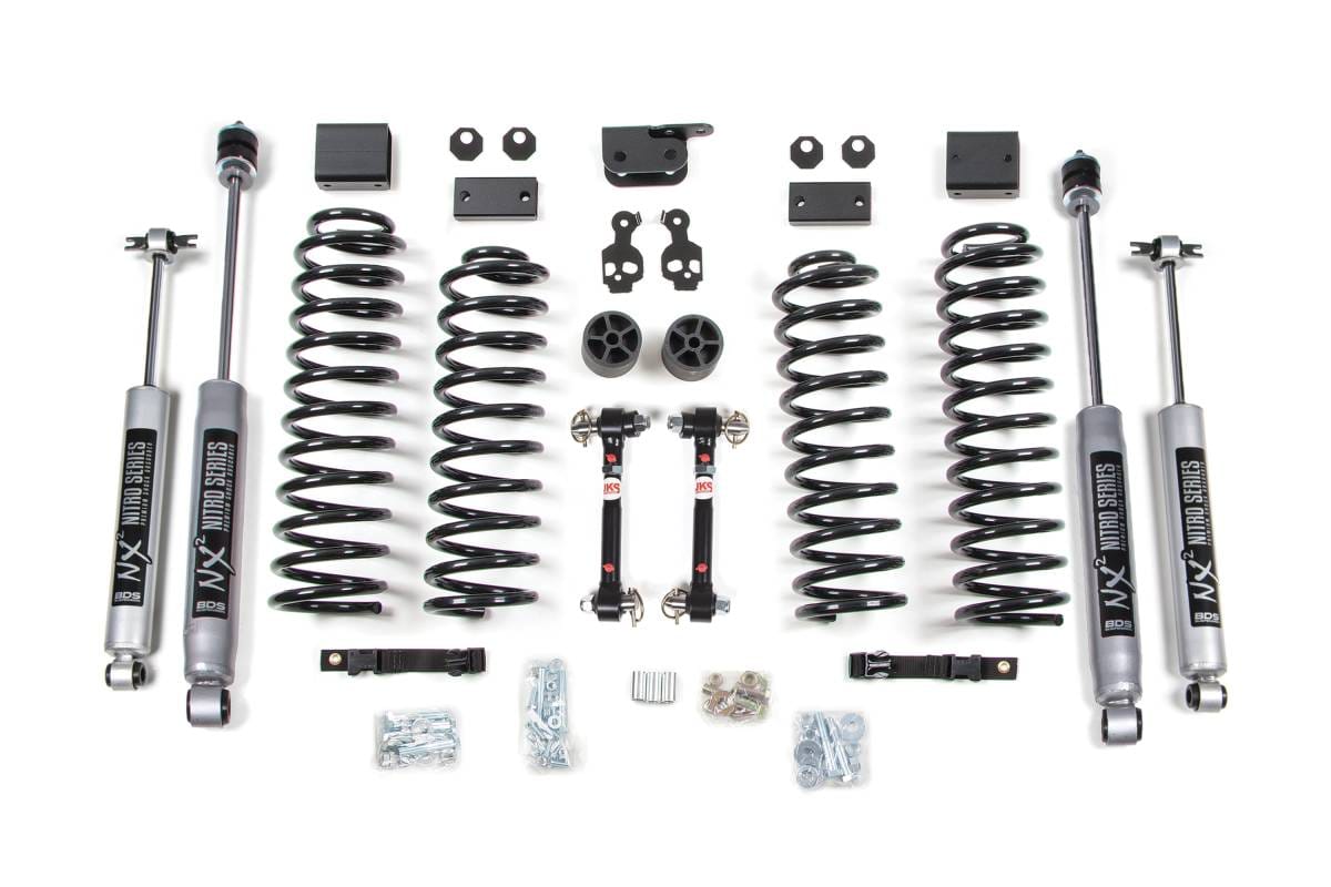 BDS Suspension 2007-2011 Jeep JK 4dr Rubicon 3" Kit - BDS1412FS