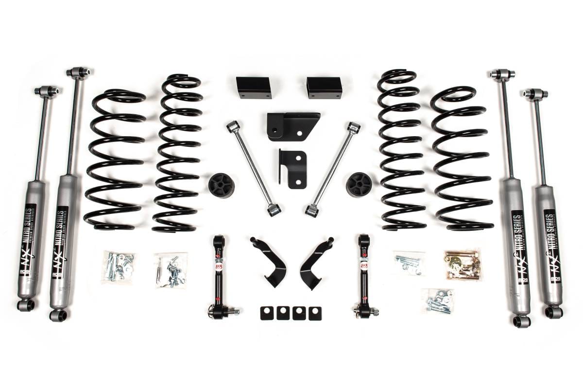BDS Suspension 2018-2025 Jeep Wrangler JL - 4Dr - 2" Suspension Lift Kit - Coil Springs Front/R - BDS1435H