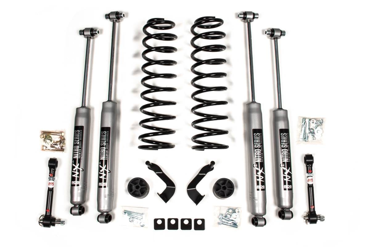 BDS Suspension 2020-2025 Jeep Gladiator (JT) 2" Leveling Springs w/ NX2 Shocks - BDS1436H
