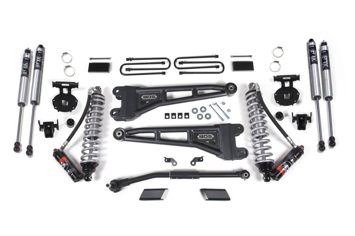 BDS Suspension 2020-2022 Ford F250/F350 4wd 3" Radius Arm Suspension Lift Kit, 1" Rear, Block, - BDS1549FPE