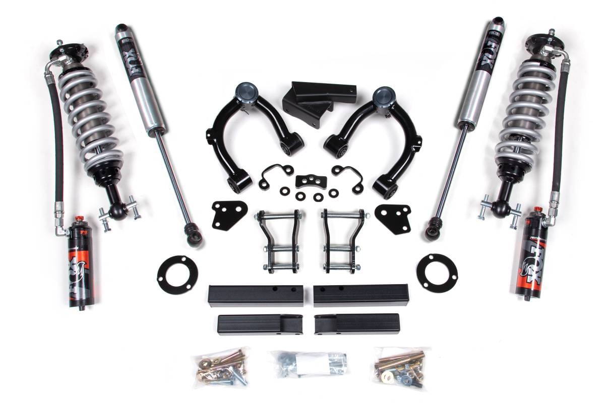 BDS Suspension 2019+ Ford Ranger 3.5In 2.5 Coilover DSC, BDS UCA, 2.5 DSC Rear Shocks - BDS1587FPE