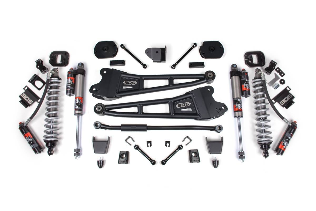 BDS Suspension 2014-2018/ 2025 Ram 2500 4wd 3" Radius Arm Suspension Lift Kit, 1.25" Rear, Coil - BDS1624PESB