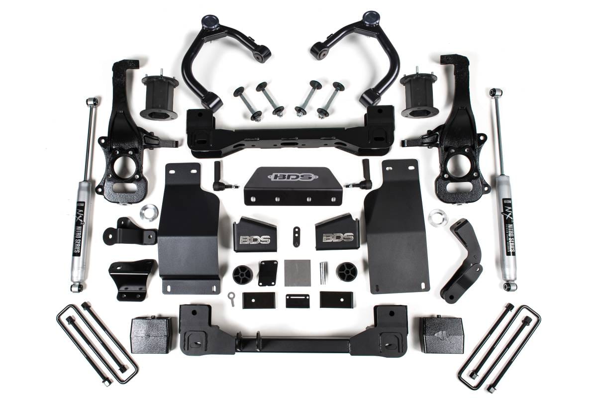 BDS Suspension 2019-2024 Chevy/GMC 1500 4wd 6" Suspension System - Diesel - Fox - BDS1803FS