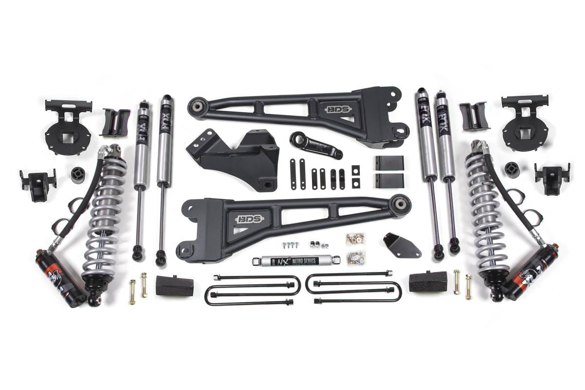 BDS Suspension 2005-2007 Ford F250/F350 4wd 4" Radius Arm Suspension Lift Kit, 3" Rear Lift, B - BDS1932FPE