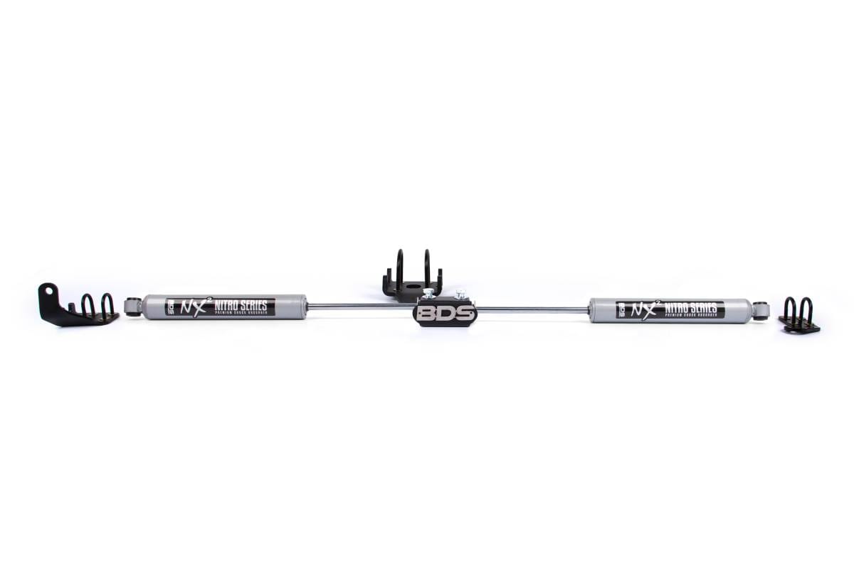 BDS Suspension Dual Stabilizer Kit - NX2 - 91-01 Dodge Ram 1500, 94-00 Dodge Ram 2500, 01-02 Do - BDS2013DH