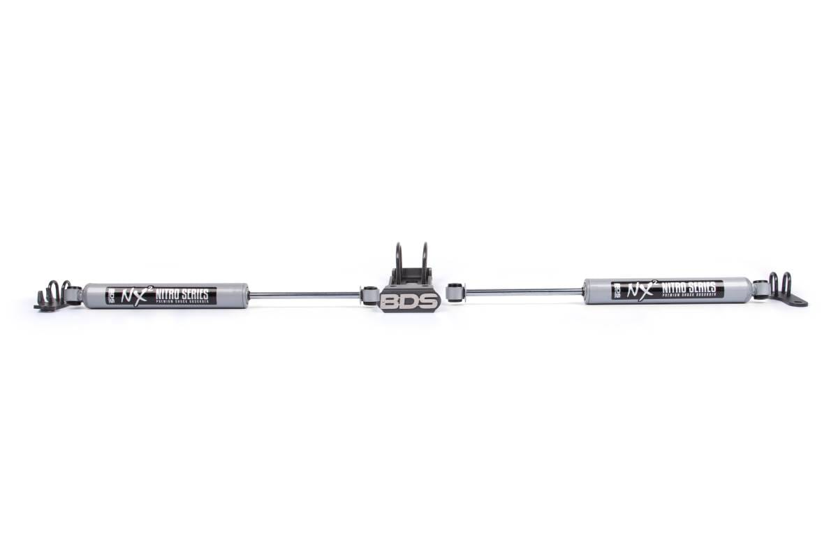 BDS Suspension Dual Stabilizer Kit - NX2 - 97-06 Jeep Wrangler TJ, 93-98 Grand Cherokee ZJ, 84- - BDS2028DH