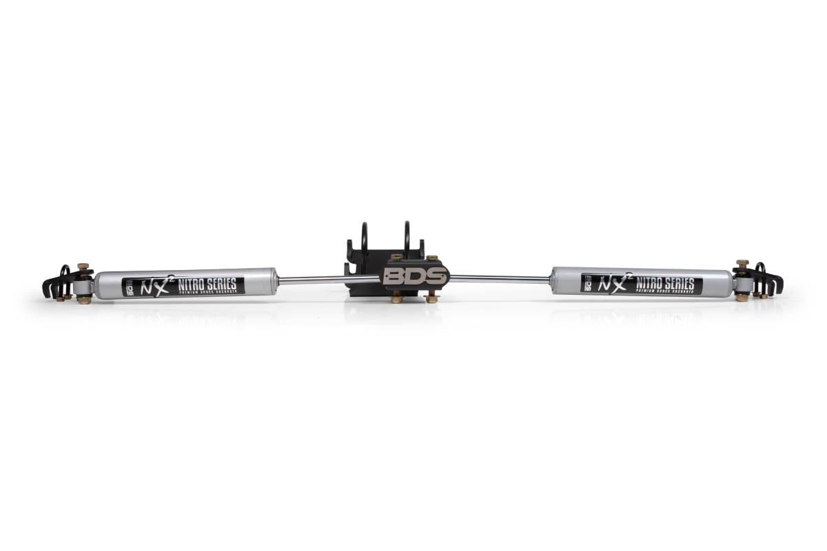 BDS Suspension 2005-2025 Ford F250/F350 4WD 0-2" inch Steering Stabilizer Kit, NX2 Front - BDS2033DH