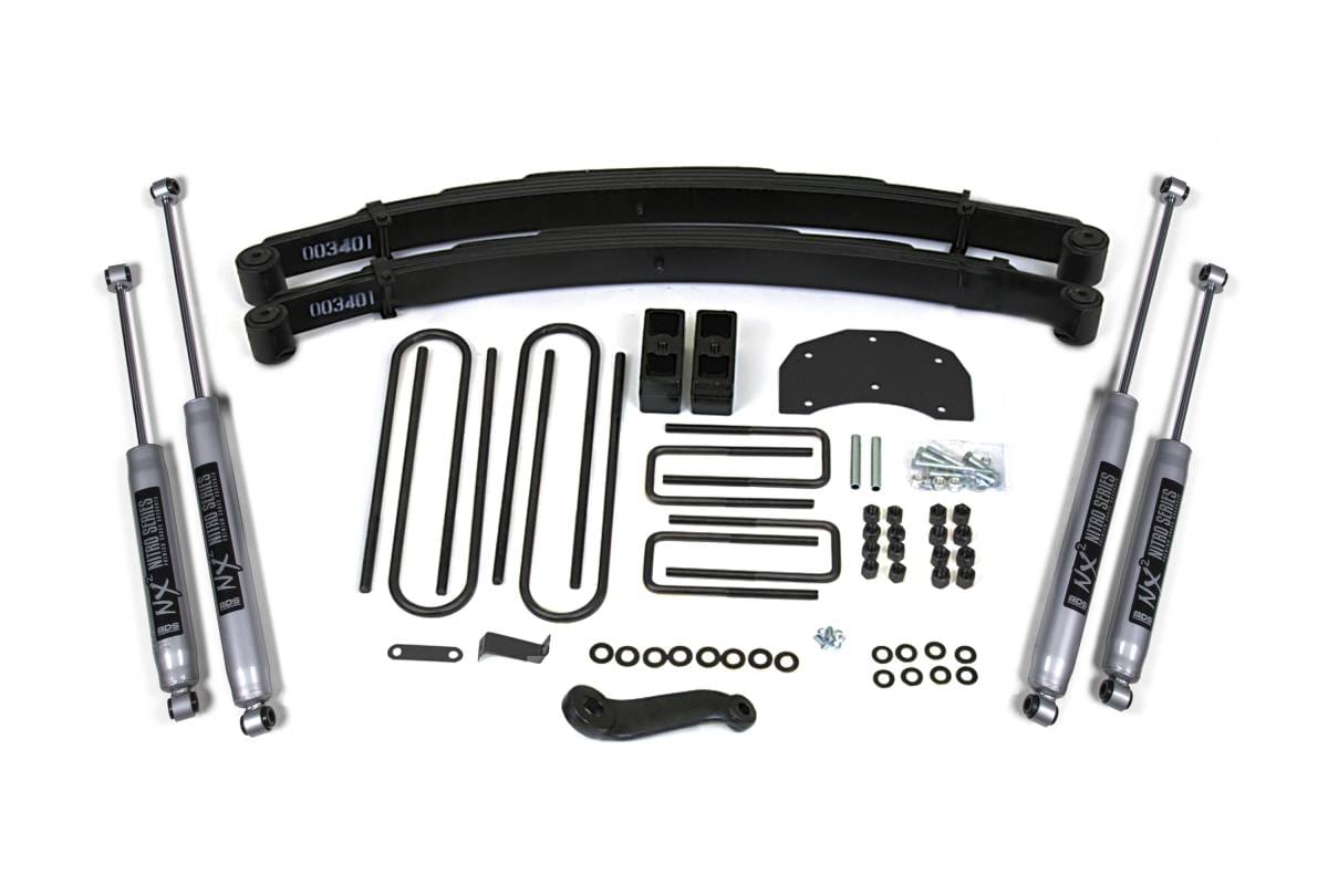 BDS Suspension 80-96 F350 4" Suspension System Monobeam 4wd - BDS308FS
