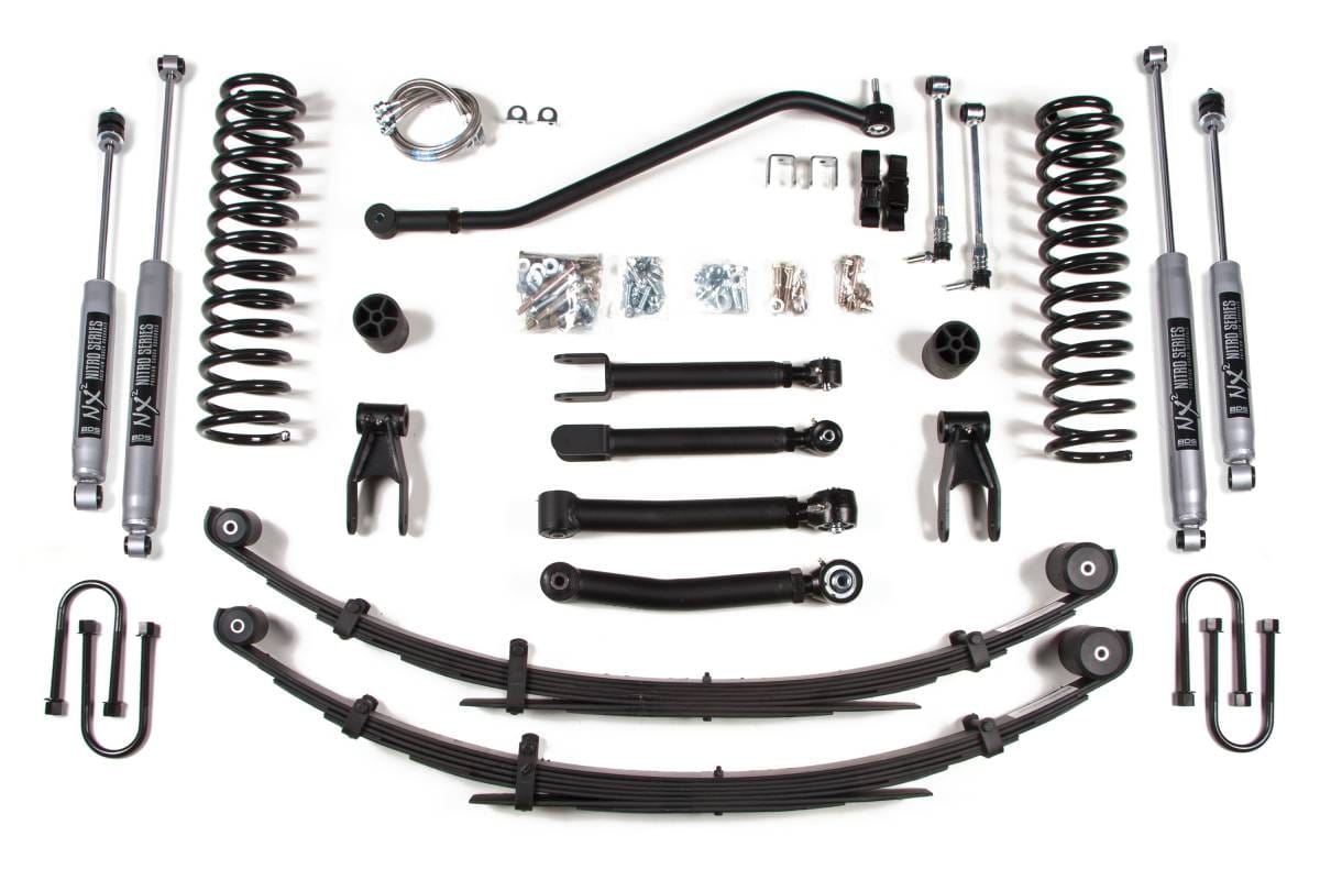 BDS Suspension 84-01 XJ 2wd/4wd 4.5/4 Spring w/8.25 - BDS434H