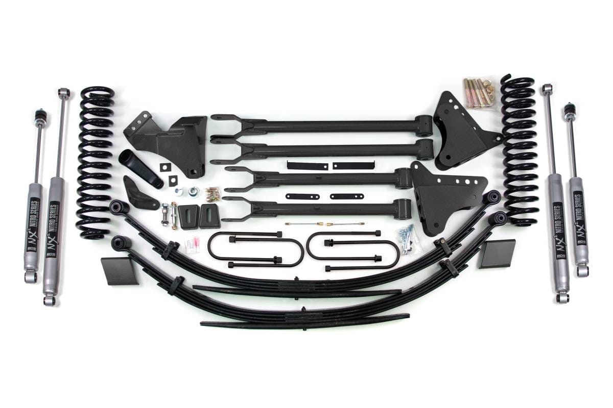 BDS Suspension 08-10 F250/350 Gas 8/8 4-Link Spring Kit - BDS566FS