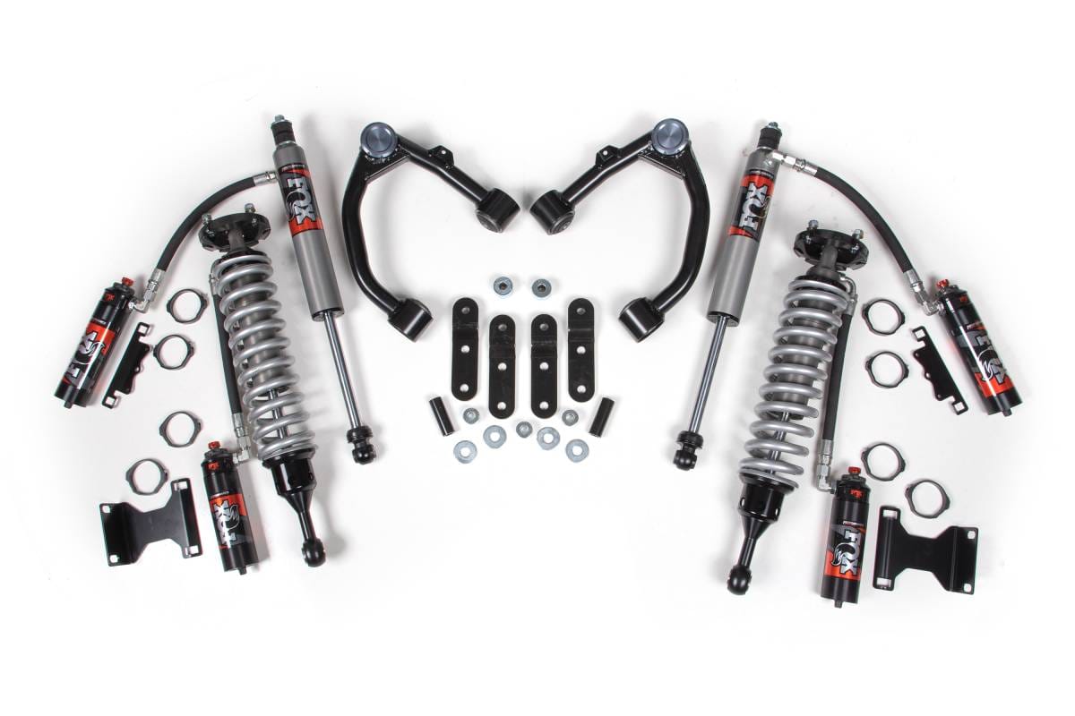 BDS Suspension 2007-2021 Toyota Tundra 3" Suspension System, 1" Rear Shackle, Fox 2.5 PES C/O, - BDS824FPE