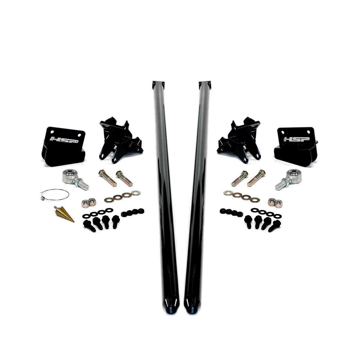 HSP 2011-2019 Chevrolet / GMC 58 inch Bolt On Traction Bars 4 inch Axle Diameter Ink Black