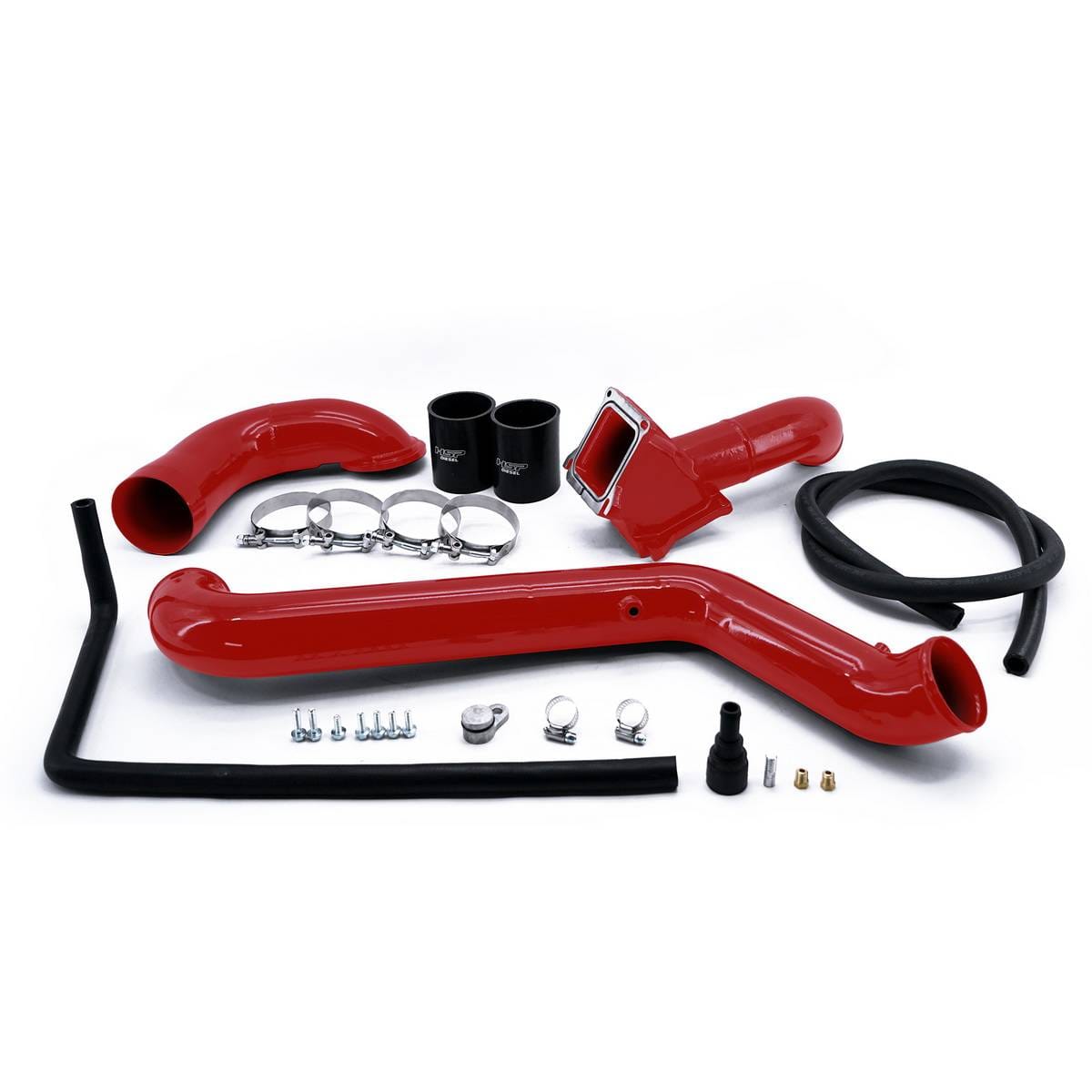 HSP 2011-2016 Chevrolet / GMC Max Flow Bridge/ Cold Side Tube/ Turbo Inlet Flag Red