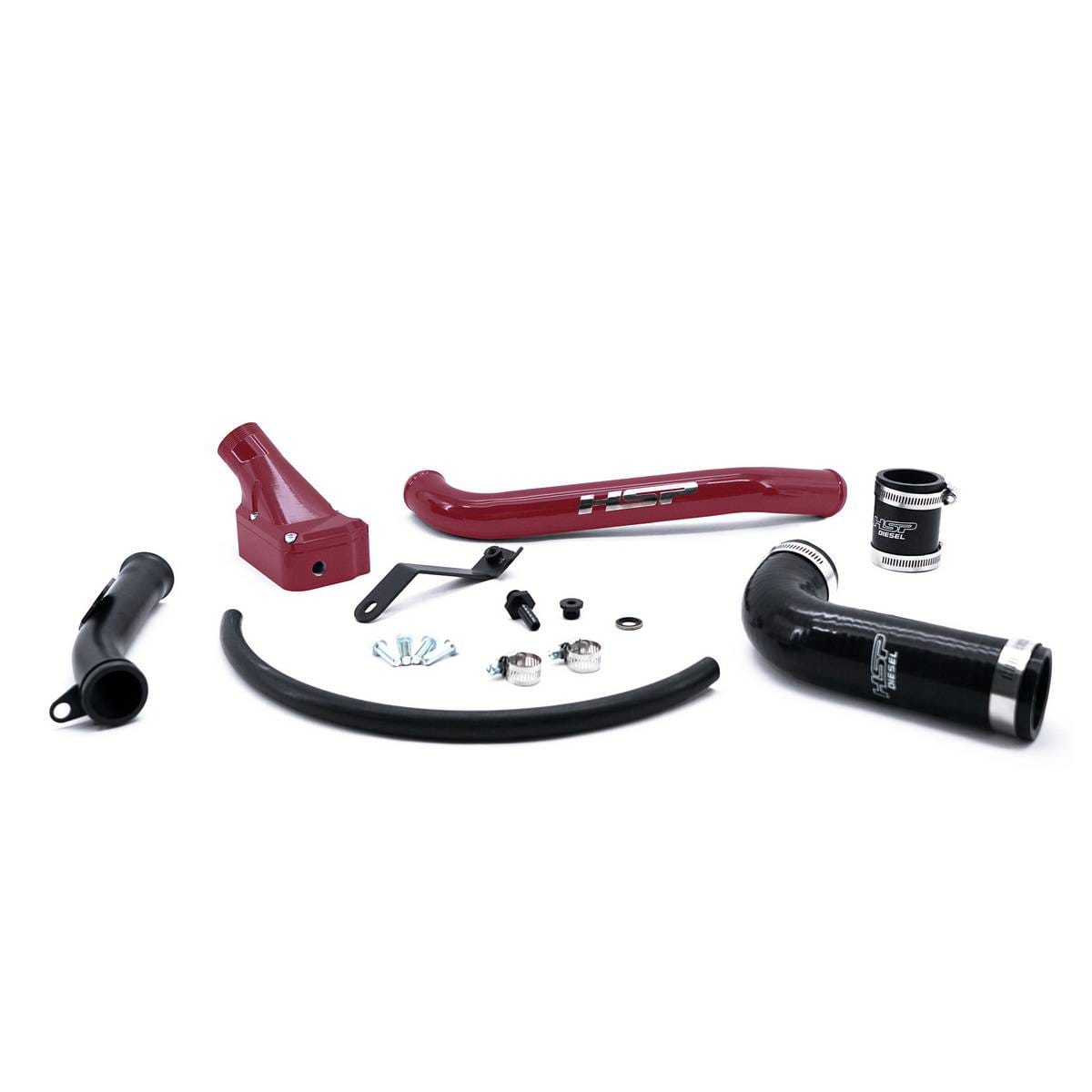 HSP 2006-2010 Chevrolet / GMC Billet Forward Facing Thermostat Housing Kit Illusion Cherry