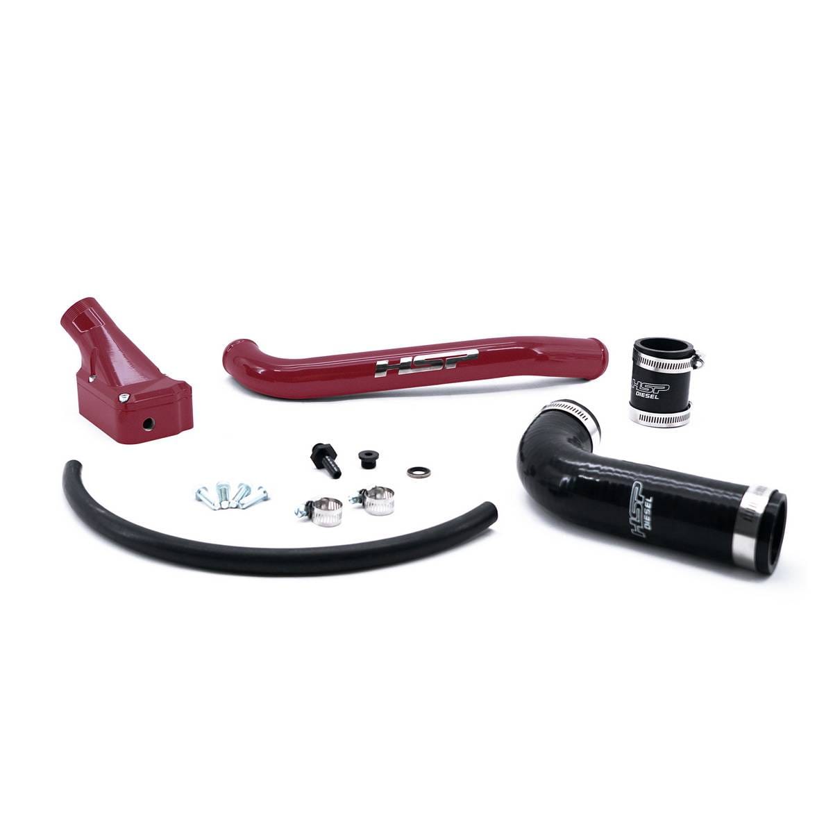 HSP 2001-2005 Chevrolet / GMC Billet Forward Facing Thermostat Housing Kit Illusion Cherry