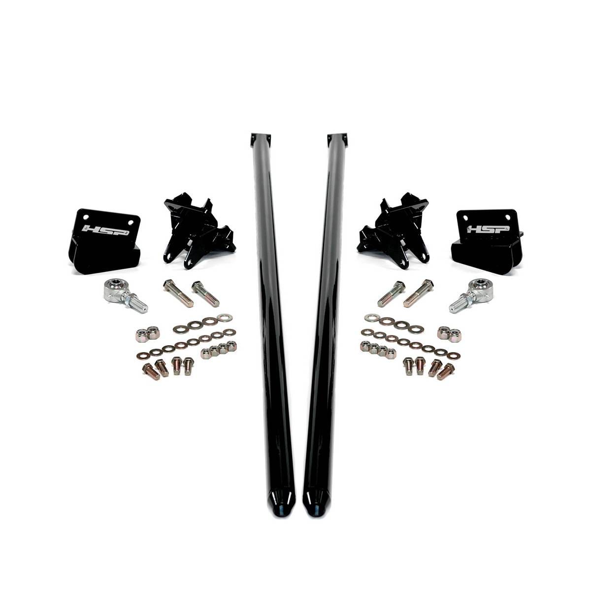 HSP 2001-2010 Chevrolet / GMC 75 inch Bolt On Traction Bars 3.5 inch Axle Diameter Ink Black
