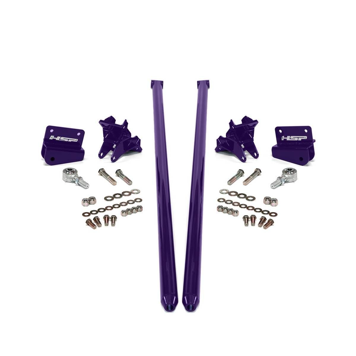 HSP 2001-2010 Chevrolet / GMC 70 inch Bolt On Traction Bars 3.5 inch Axle Diameter Illusion Purple