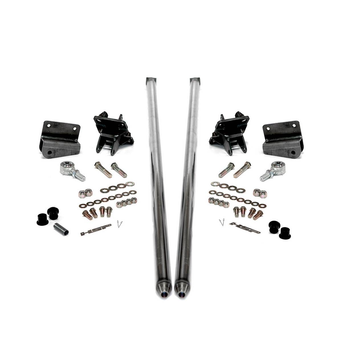 HSP 2001-2010 Chevrolet / GMC 58 inch Bolt On Traction Bars 3.5 inch Axle Diameter Raw
