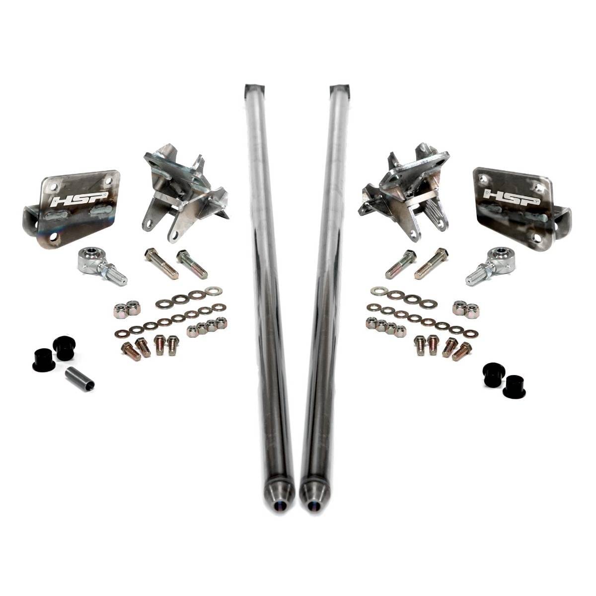 HSP Traction Bars For 2017.5-2022 Ford Powerstroke 6.7 Liter F250 Crew Cab Long Bed-RAW
