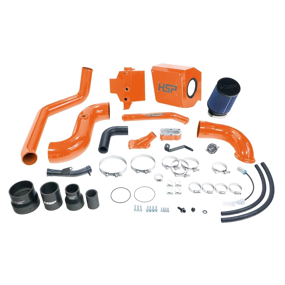 HSP Deluxe No Bridge/Cold Side Bundle Kit For 2006-2007 Chevrolet/GMC-M&M Orange HSP Diesel