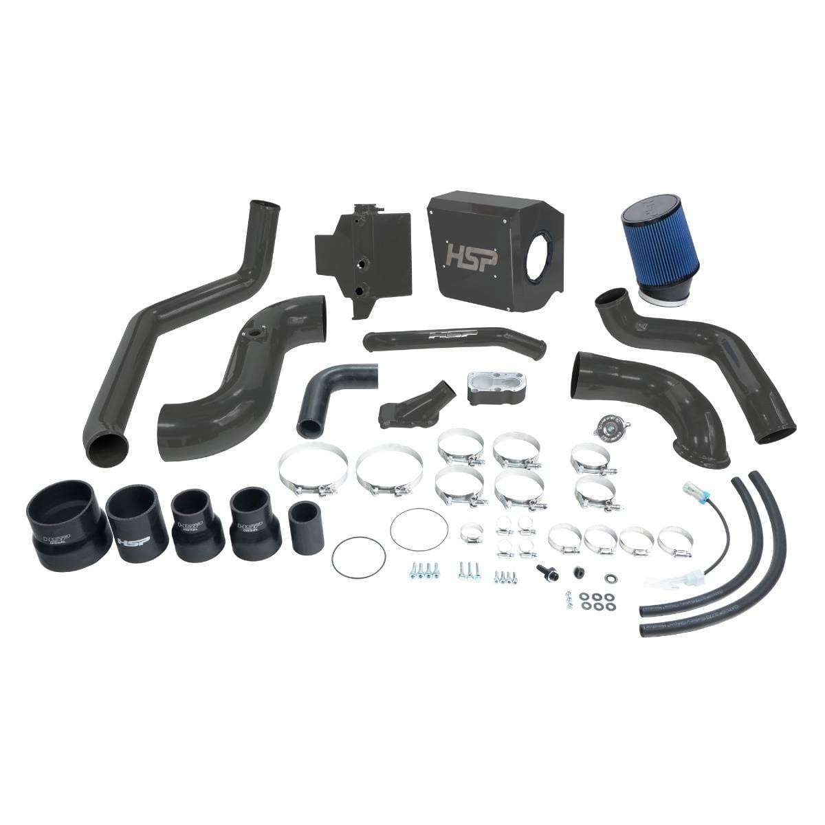 HSP Deluxe No Bridge/Cold Side Bundle Kit For 2004.5-2005 Chevrolet/GMC-Kingsport Grey HSP Diesel