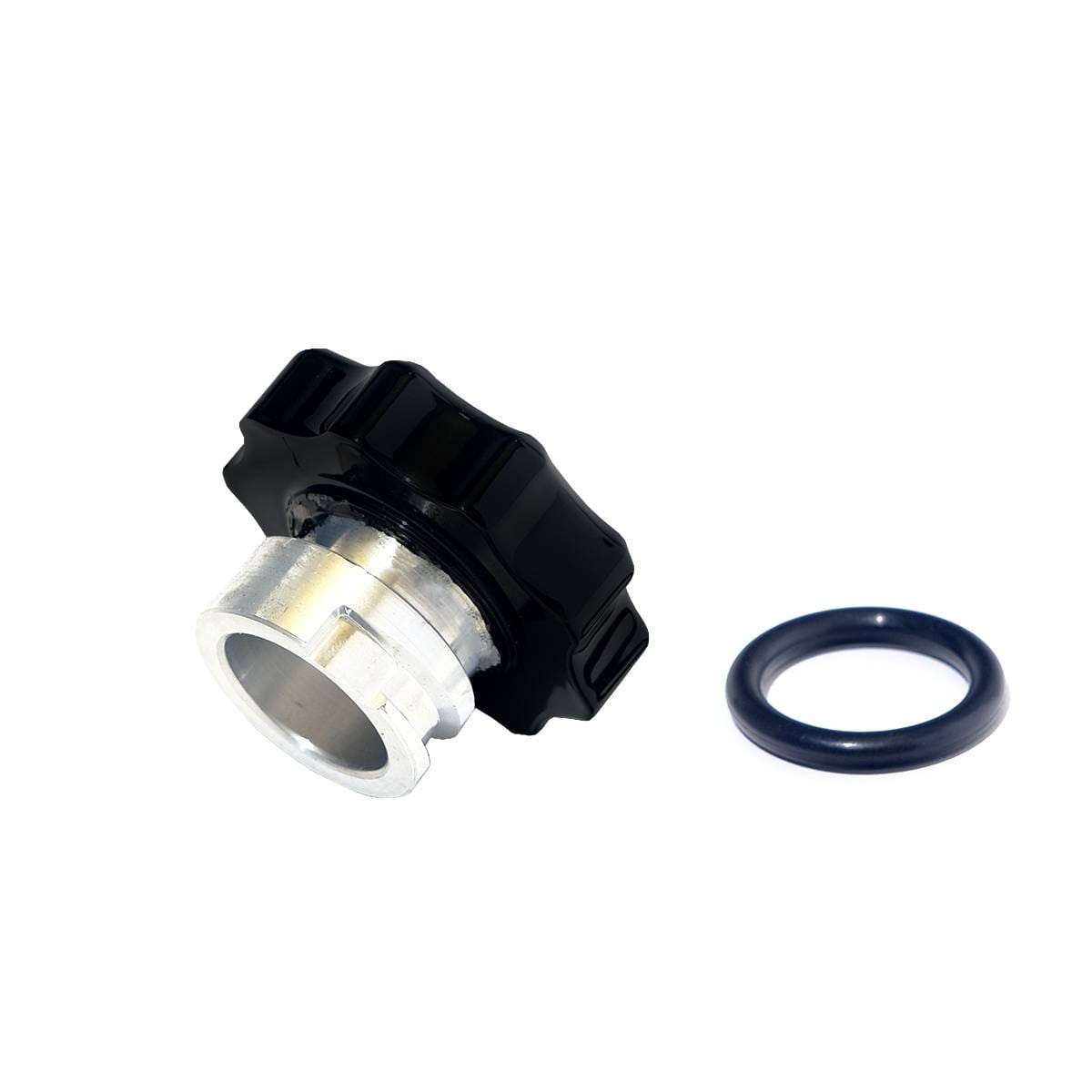 HSP 11-16 Chevrolet/GMC Billet Oil Fill Cap For HSP Filler Neck Silk Satin Black HSP Diesel