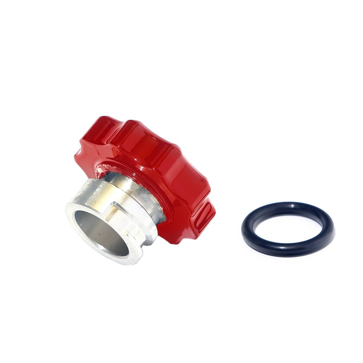 HSP 01-16 Chevrolet/GMC Billet Oil Fill Cap For Factory Filler Neck Flag Red HSP Diesel