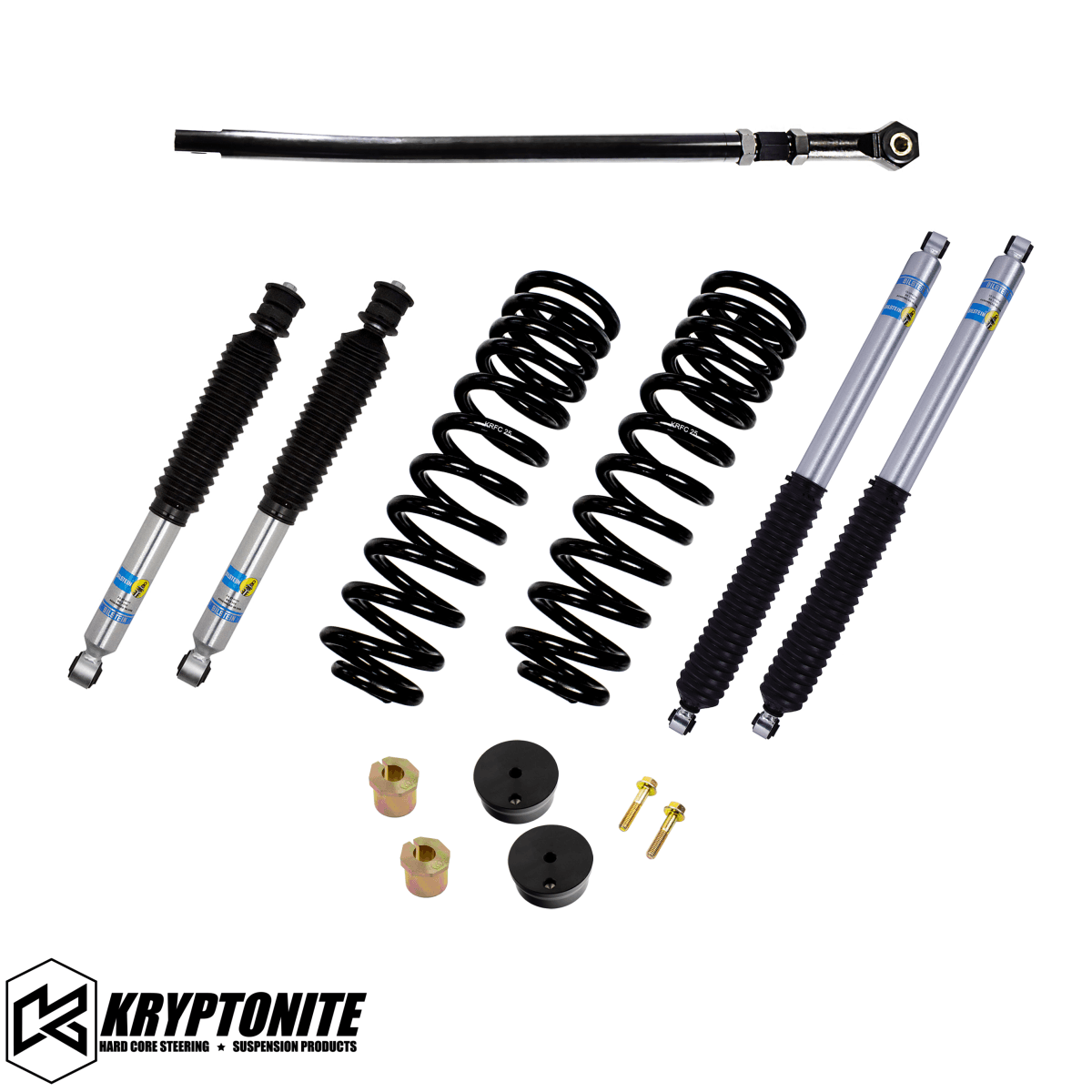 KRYPTONITE FORD SUPER DUTY F250/F350 STAGE 2 LEVELING KIT WITH BILSTEIN SHOCKS 2005-2016 - KRYKRFD05STAGE2BIL