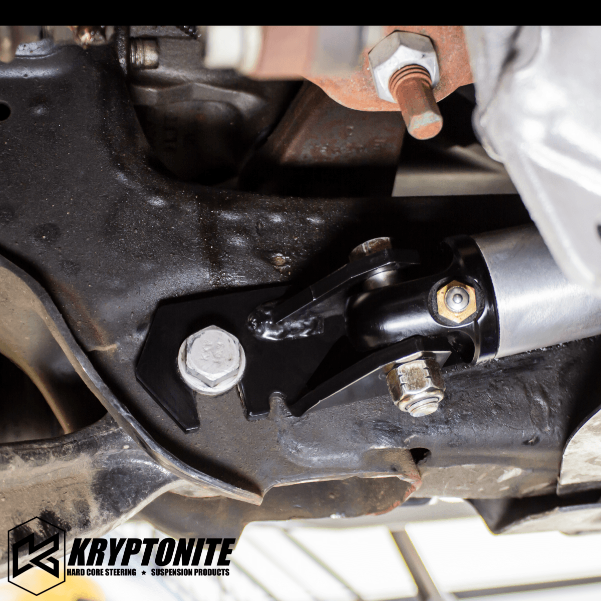 KRYPTONITE BOLT ON STEERING STABILIZER BRACKET 2015-2025 - KRYKRSS15