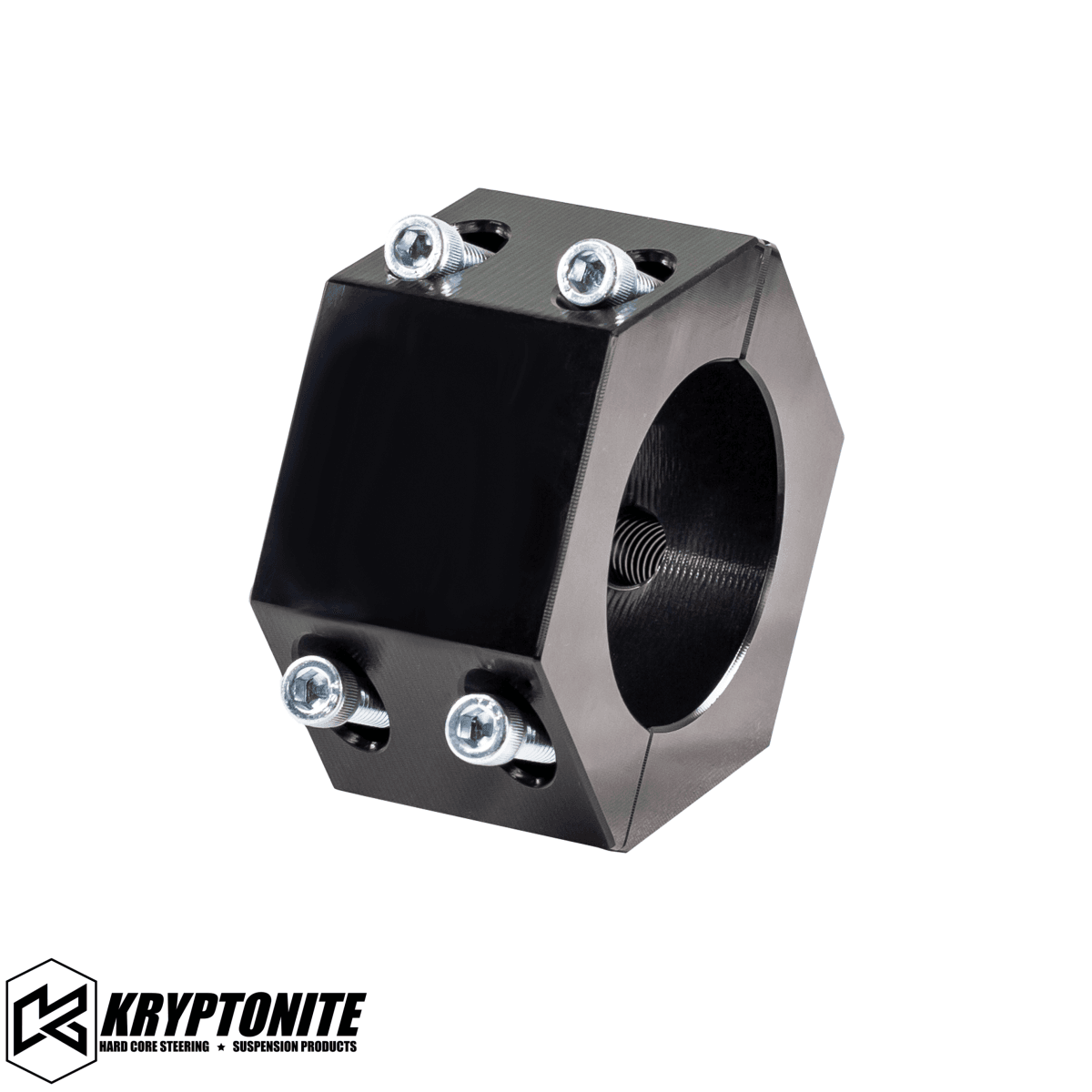 KRYPTONITE FORD SUPER DUTY F250/F350 DEATH GRIP STEERING STABILIZER ADAPTER KIT 2008-2024 - Carli High Mount Steering Stabilizer for Kryptonite Drag Link - KRYKRFSS04