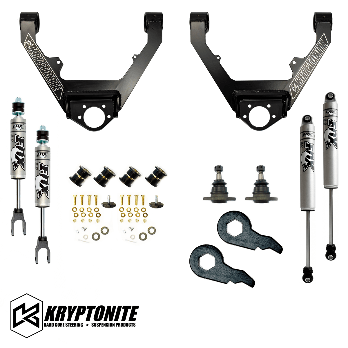 KRYPTONITE STAGE 3 LEVELING KIT WITH FOX SHOCKS 1/2 TON 6 LUG 1999-2006 - KRYKR99STAGE3FOX